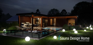 Wellness domček s vonkajším bazénom Wellness domček s vonkajším bazénom