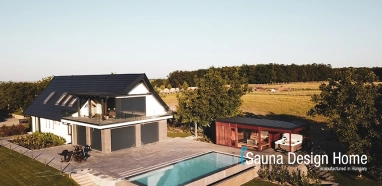Exteriérový sauna dom na mieru