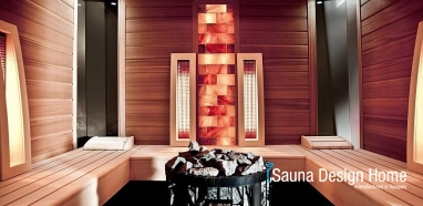 Moderná exteriérová fínska sauna Moderná exteriérová fínska sauna