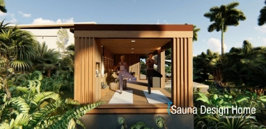 Externá sauna jóga Externá sauna jóga