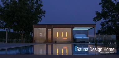 Panoramatický sauna dom